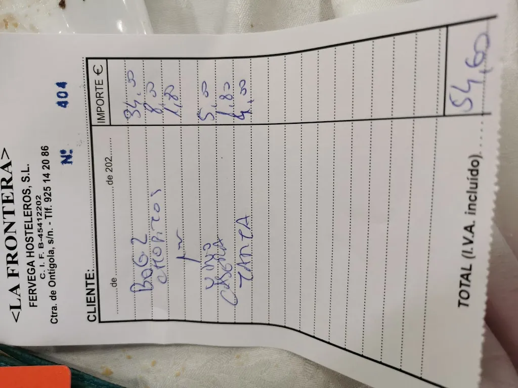 Infanta_Restaurante La Frontera_Ontígola_review