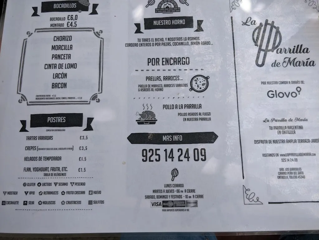 Menu_Restaurante la Parrilla de María_Ontígola_image_2