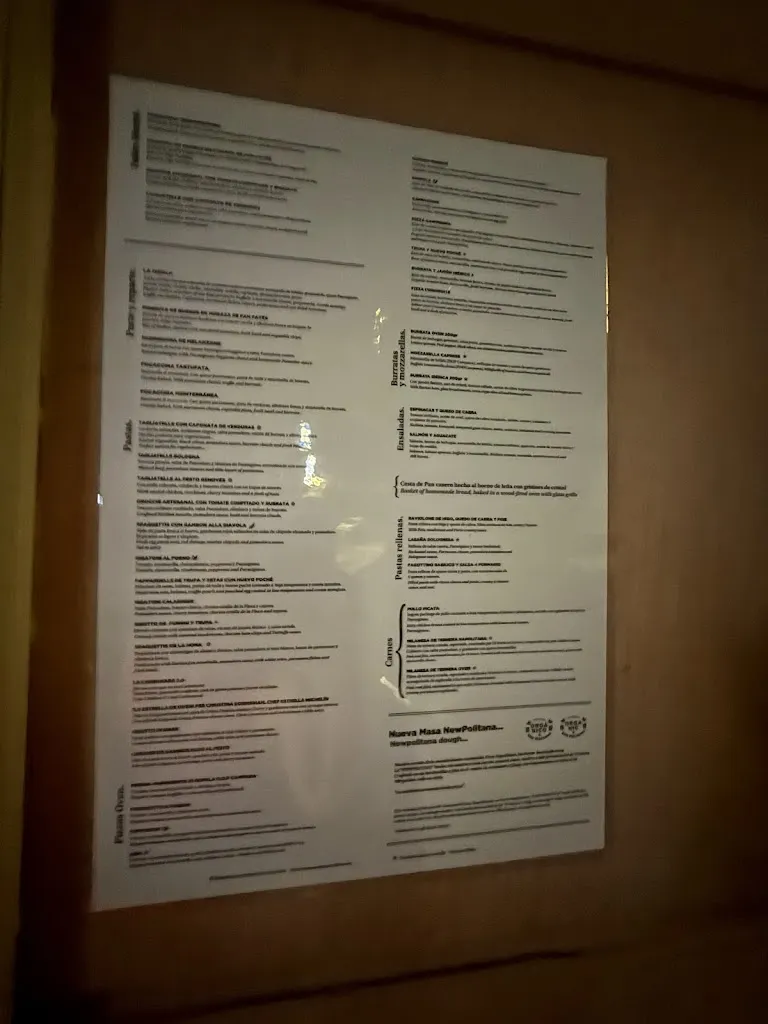 Menu_Oven Mozzarella Prado I Restaurante italiano Madrid_Pantoja_immagine_4