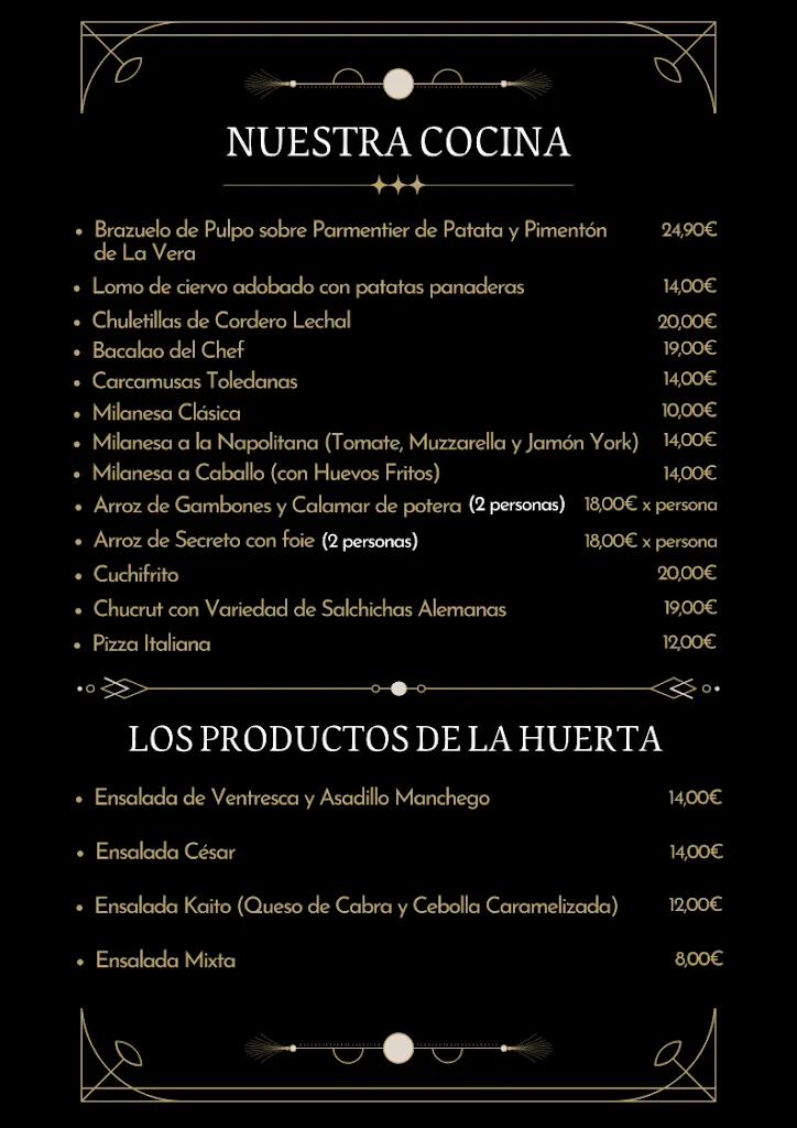 Menu_El Kaito Asador/Bar_Olías del Rey_image_1