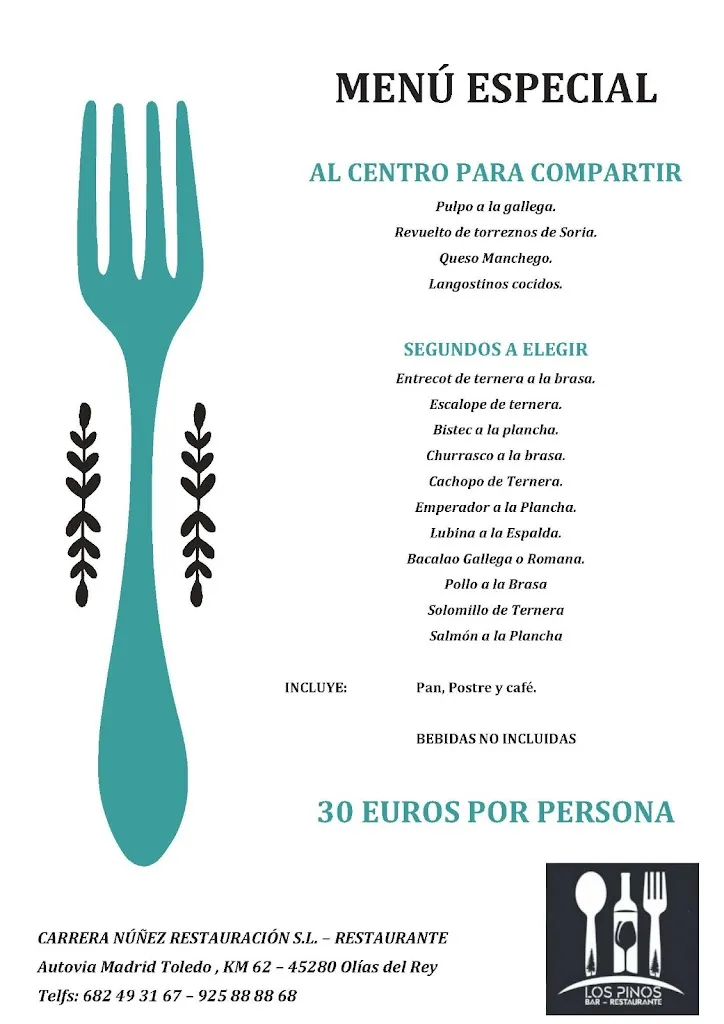 Menu_Restaurante Los Pinos_Olías del Rey_image_2