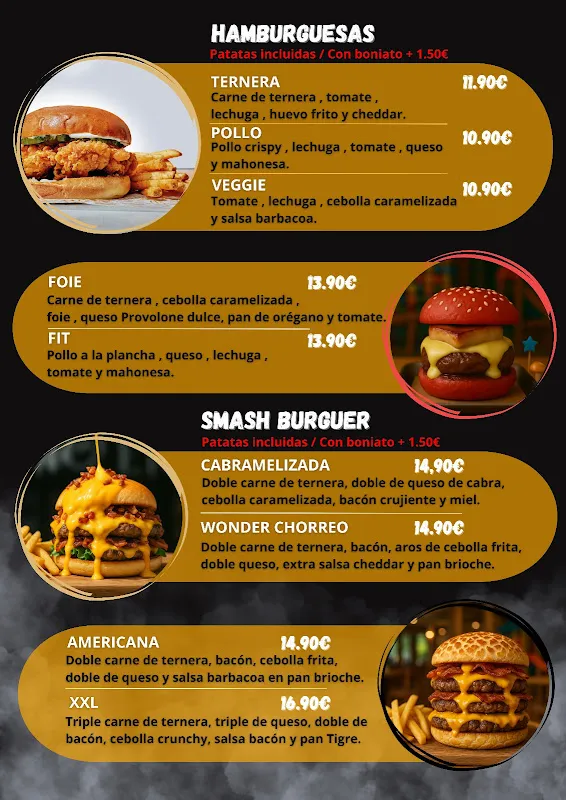 Menu_Wonderland Park_Olías del Rey_immagine_2