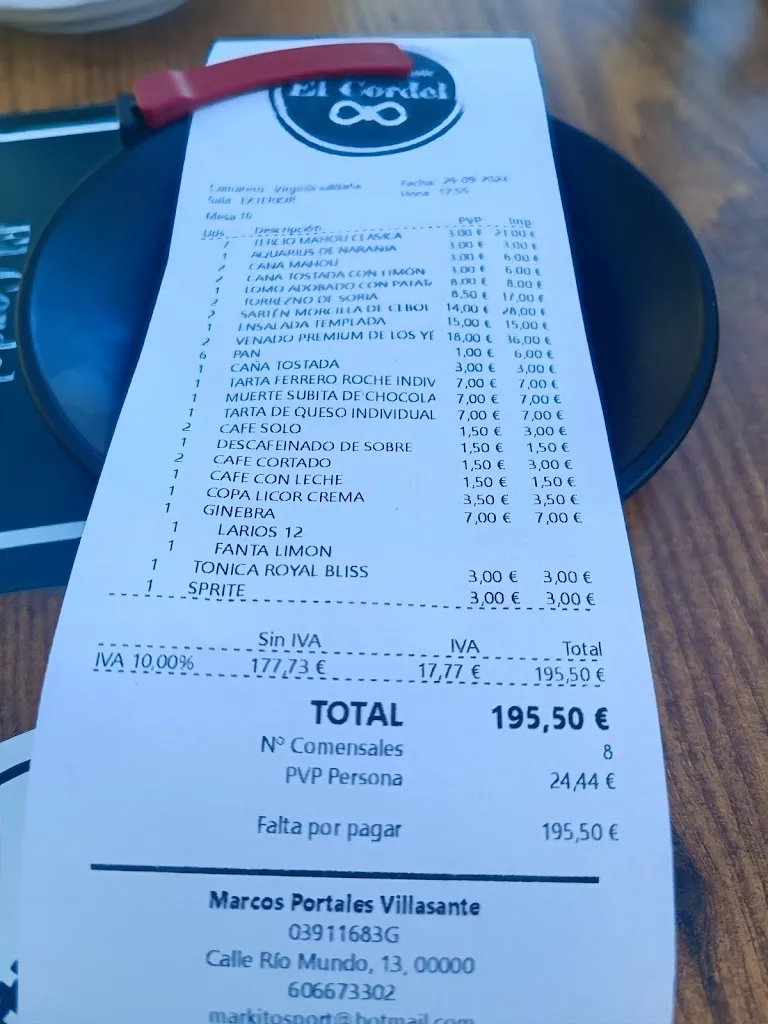 Menu_El Cordel_Olías del Rey_image_1