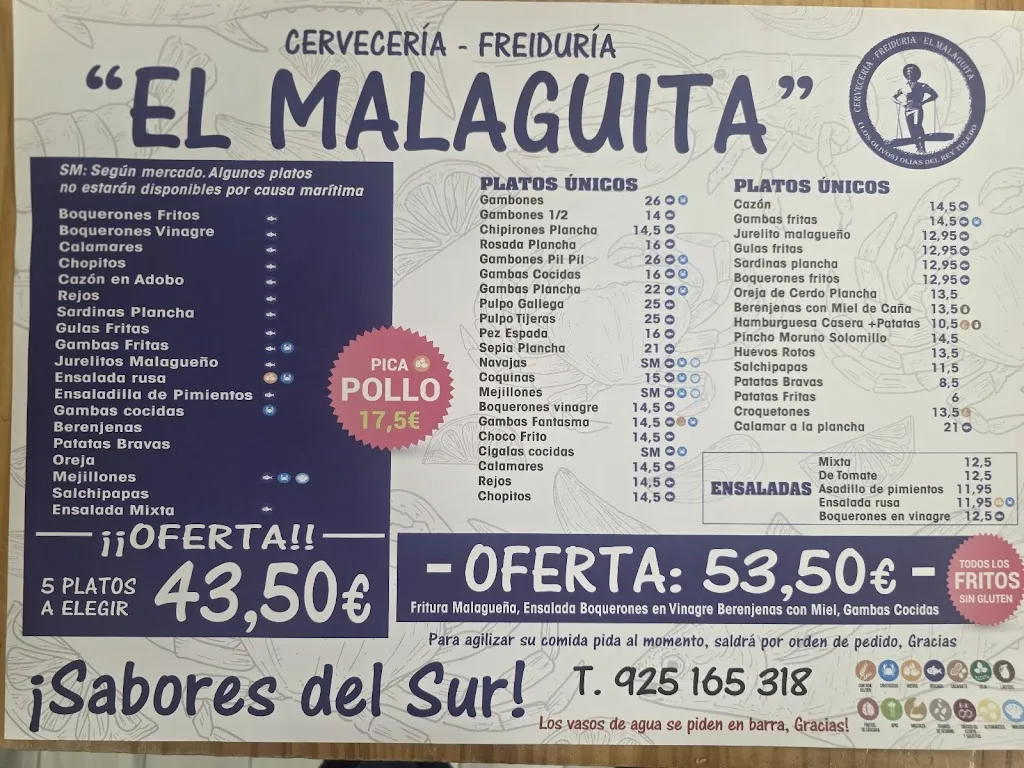 Menu_Freiduría Malaguita_Olías del Rey_image_1