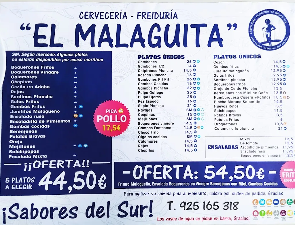 Menu_Freiduría Malaguita_Olías del Rey_image_2