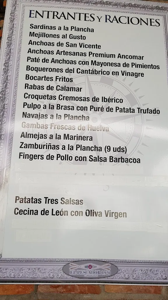 Menu_Restaurante Las Redes_Puerto de San Vicente_image_3