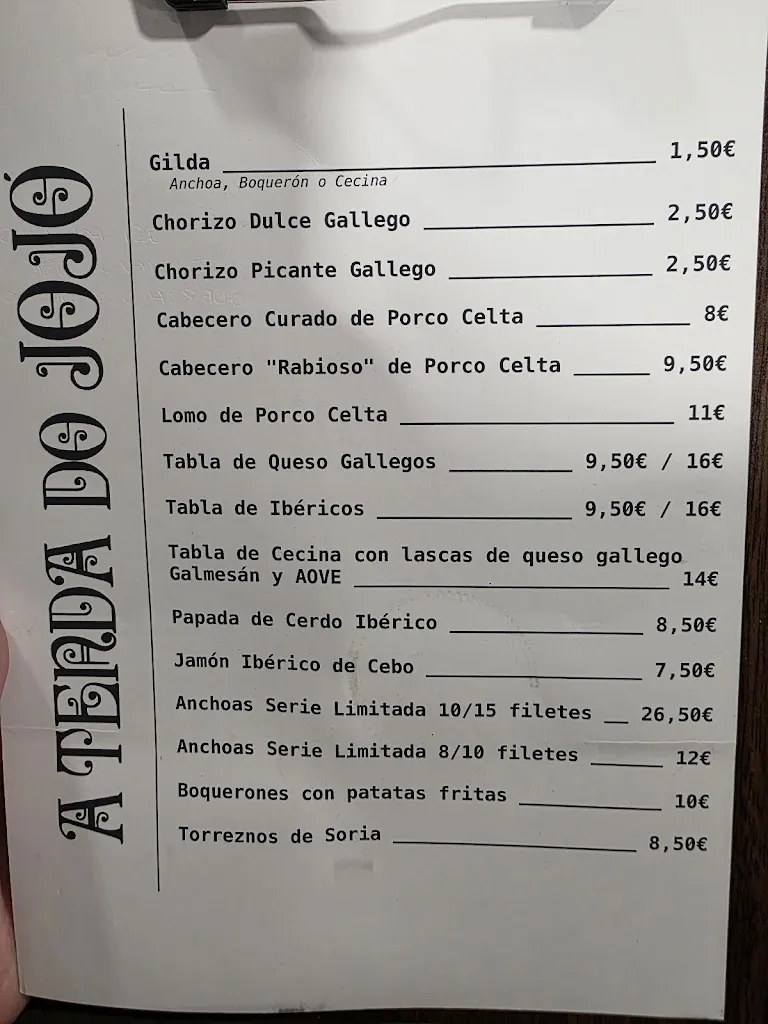 Menu_Taberna Do Jojó_Cedeira_immagine_1