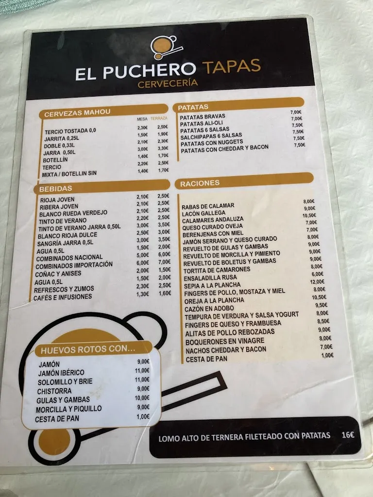 Menu_El Puchero Tapas_Pulgar_image_1