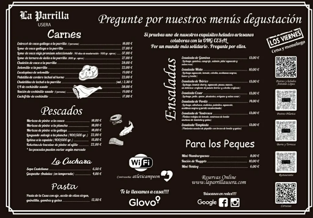 Menu_Restaurante La Parrilla De Usera_Parrillas_immagine_2