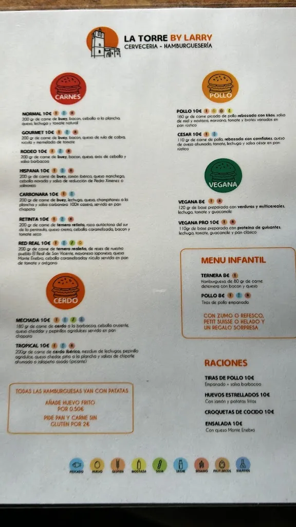 Menu_Cervecería La Torre by Larry._Real de San Vicente El_image_2