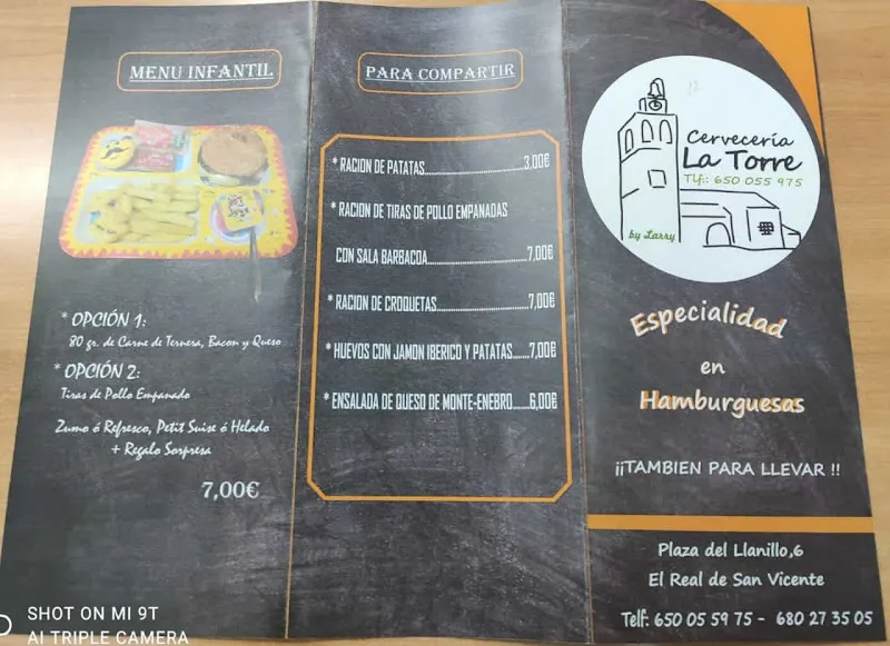 Menu_Cervecería La Torre by Larry._Real de San Vicente El_image_3