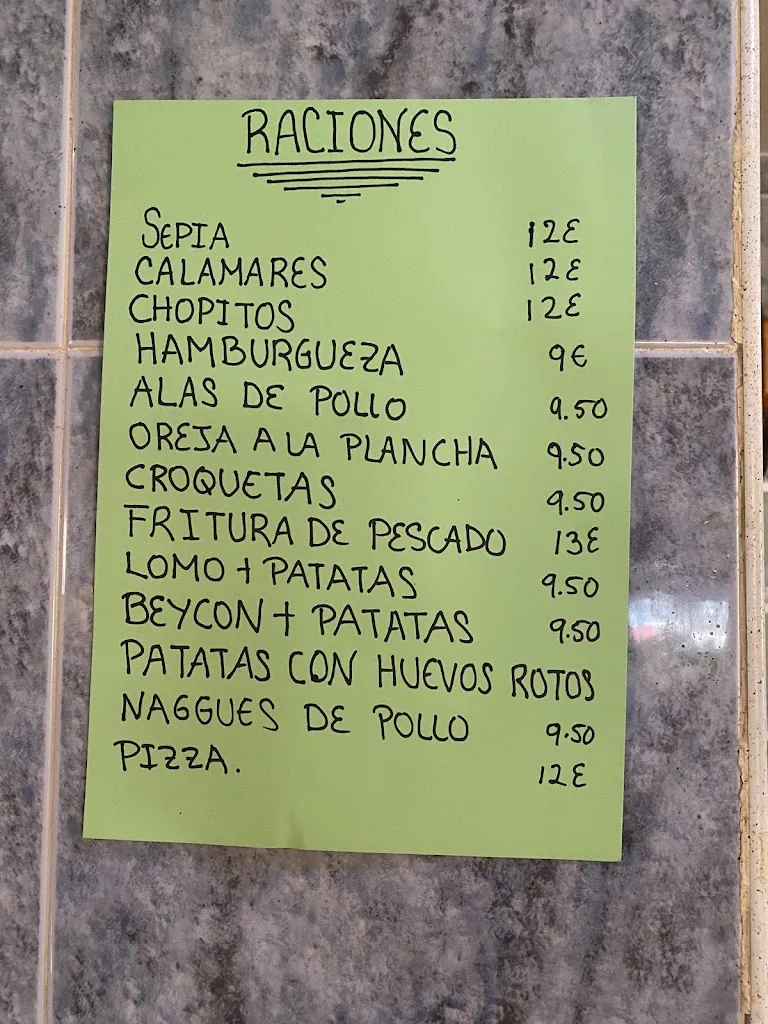 Menu_Bar El Cazador_Robledo del Mazo_image_1