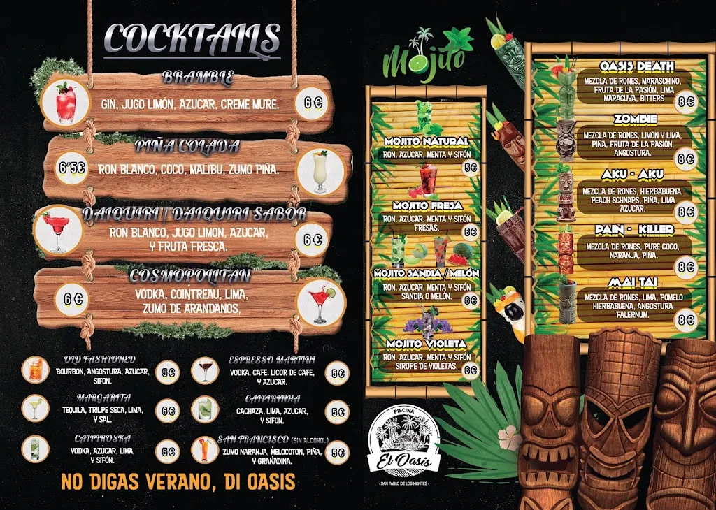 Menu_The Oasis_San Pablo de los Montes_image_2