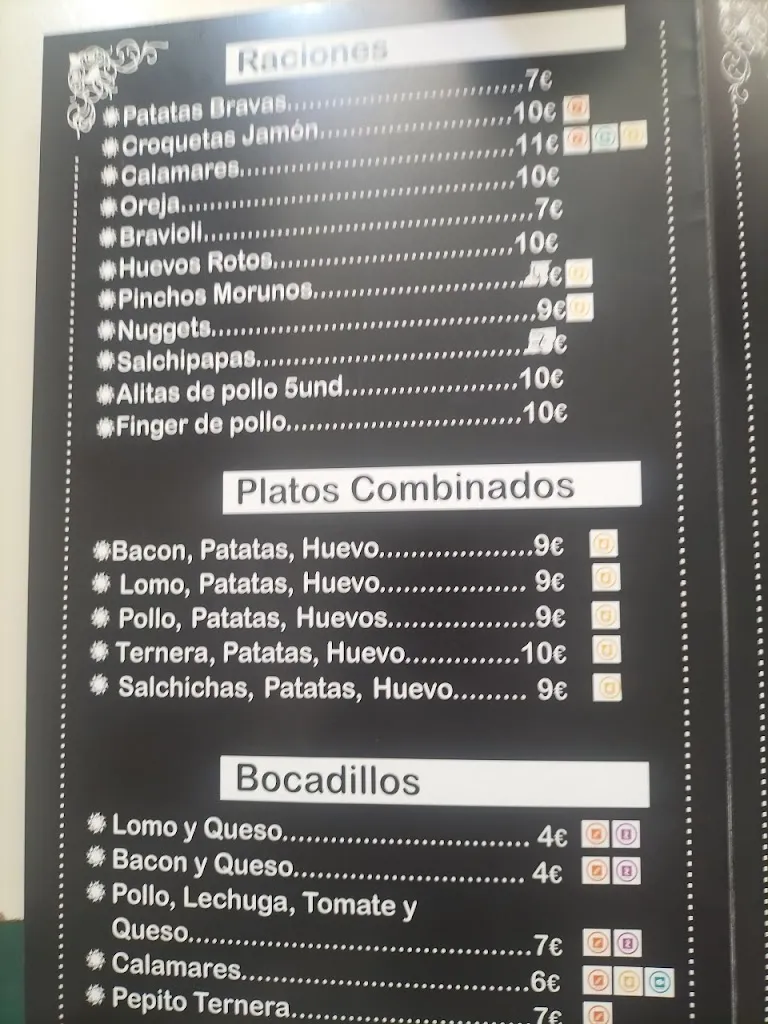 Menu_Garrison Bar_Santa Cruz del Retamar_image_3