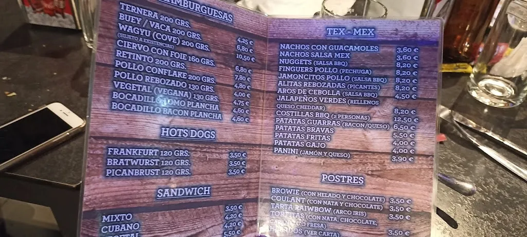 Menu_Purgatorio Biker-Bar_Santa Cruz del Retamar_image_4