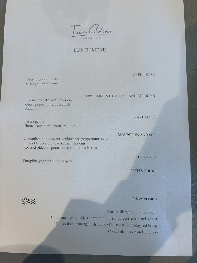 Menu_Restaurante Iván Cerdeño-Cigarral del Ángel_Retamoso de la Jara_image_1