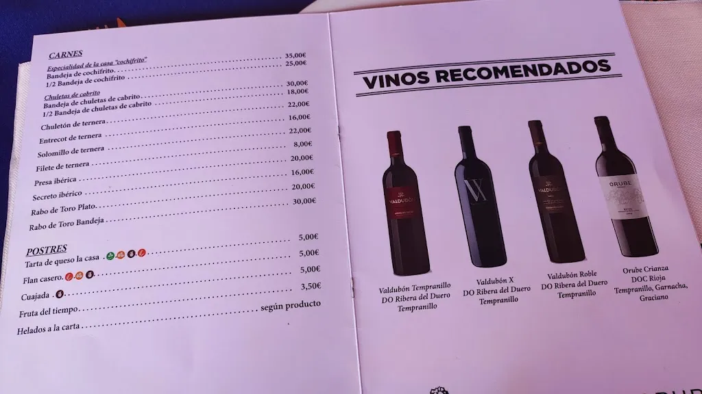 Menu_Restaurante el estribo_Sartajada_image_1