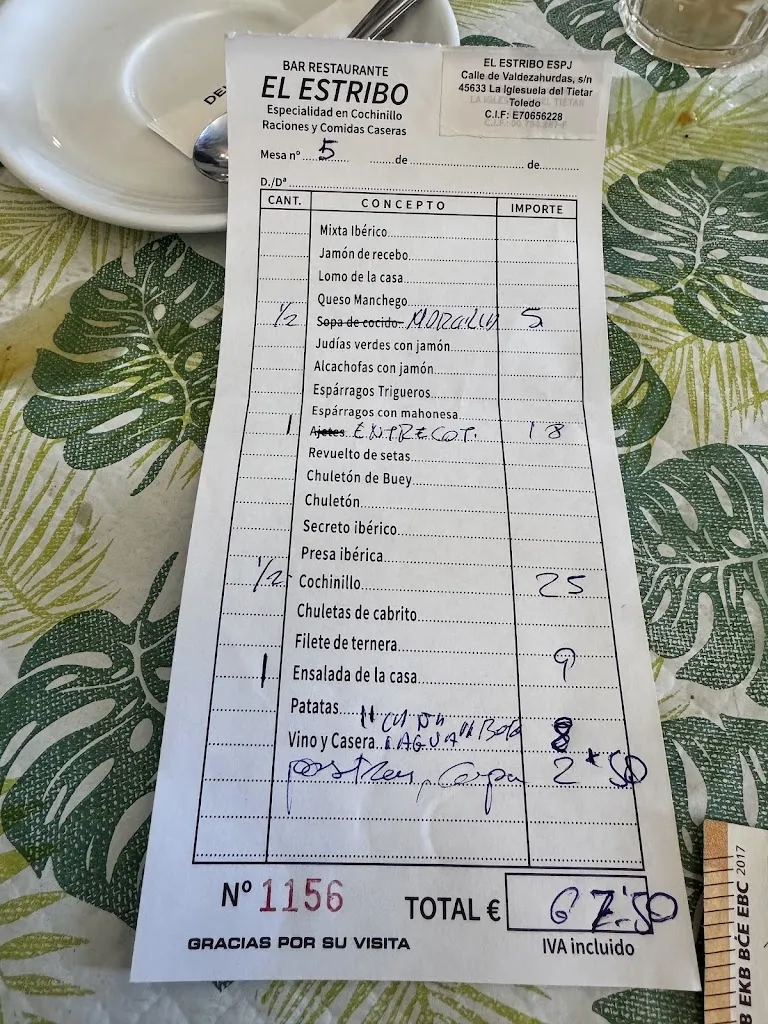 Menu_Restaurante el estribo_Sartajada_image_4