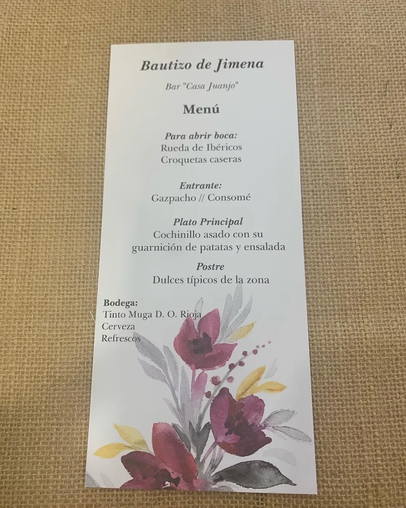 Menu_Bar Sánchez “Casa Juanjo