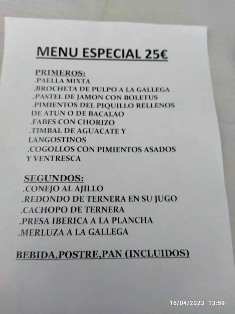 Menu_Hostal Restaurante la Taurina_Santa Olalla_image_2