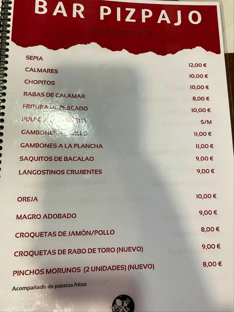 Menu_Bar Pispajo_Santa Olalla_image_3