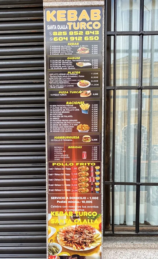 Menu_Kebab Turco Santa Olalla_Santa Olalla_image_2