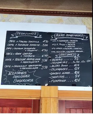 Menü_Bar La Maestranza_Santa Olalla_Bild_1