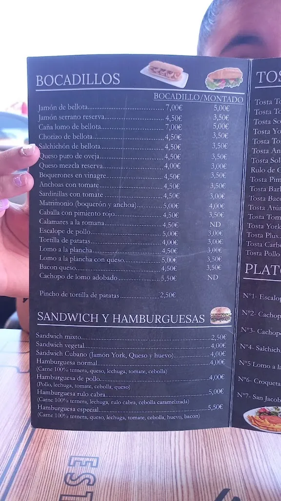 Menü_Bar La Maestranza_Santa Olalla_Bild_4