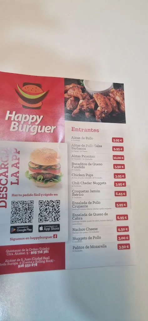 Menu_Happy Burguer Quintanar_Quintanar de la Orden_image_3
