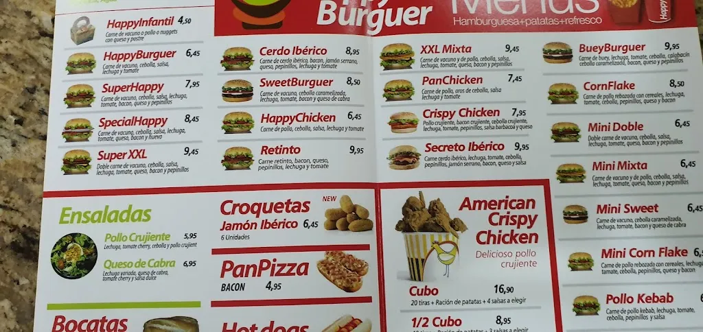 Menu_Happy Burguer Quintanar_Quintanar de la Orden_image_4