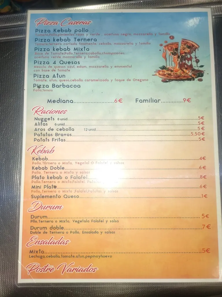 Menu_CAFETERÍA KEBAB TAREK_Quintanar de la Orden_image_3