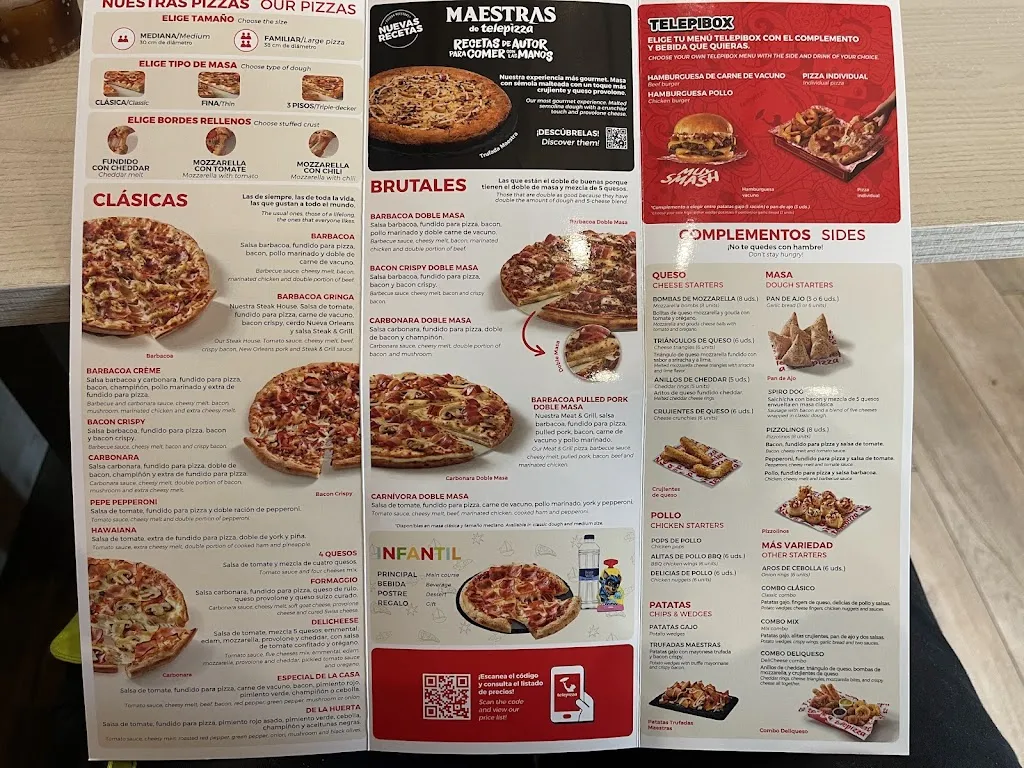 Menu_Telepizza Quintanar de la Orden - Pizza y Comida a Domicilio_Quintanar de la Orden_image_1