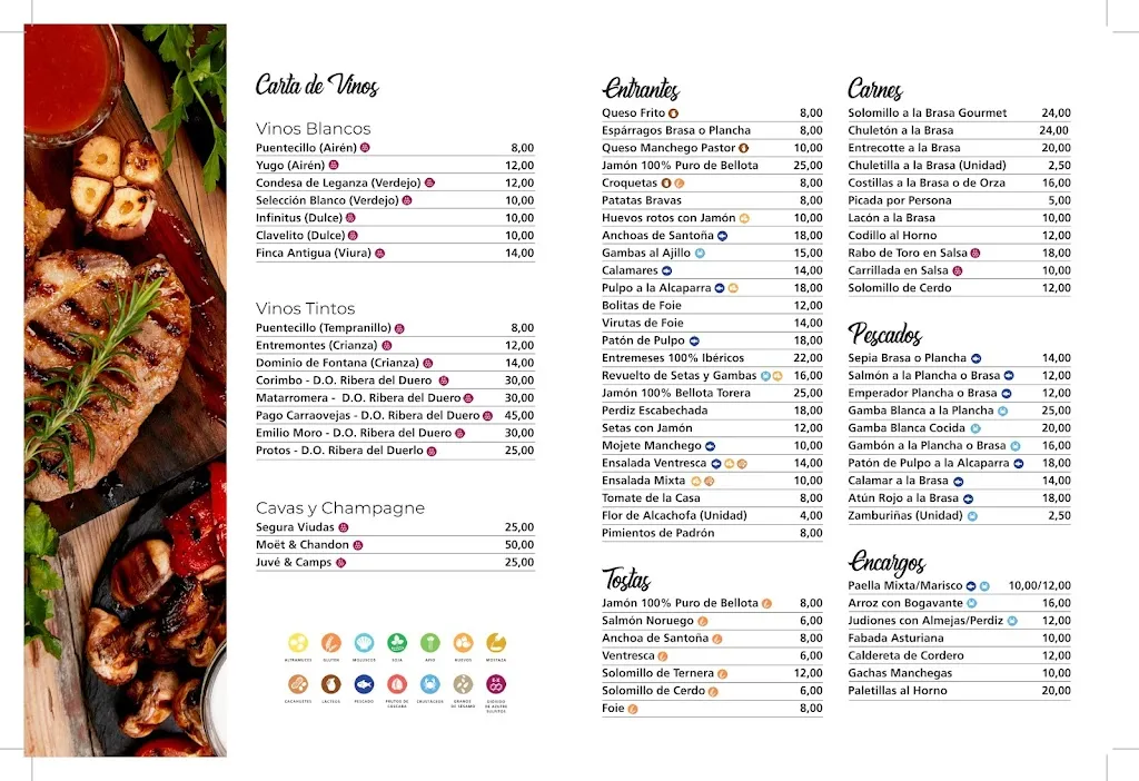 Menu_Taberna Tío José_Quintanar de la Orden_immagine_1