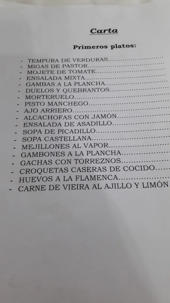 Menu_Restaurante El Quijote_Toboso El_immagine_1