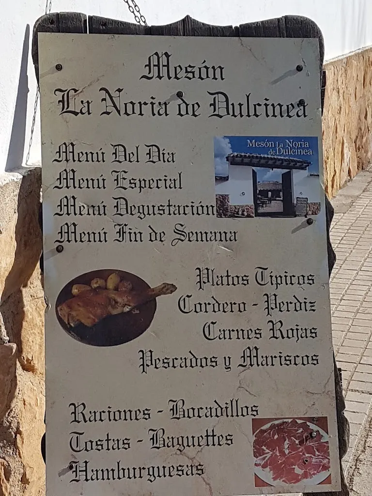 Menu_Mesón La Noria de Dulcinea_Toboso El_image_1