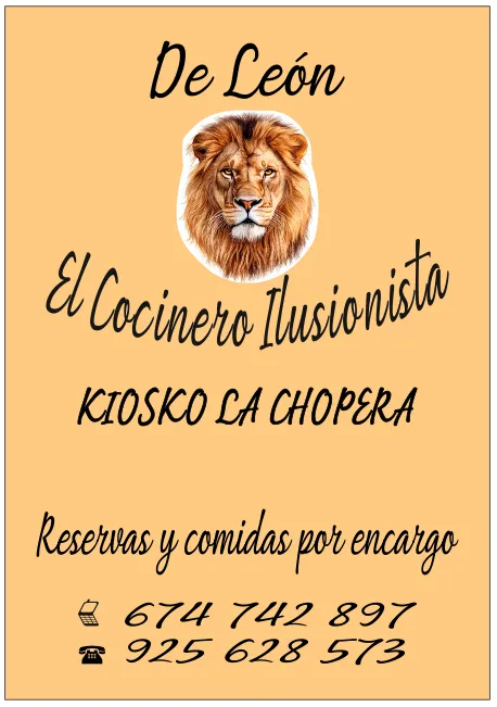 Kiosko La Chopera (De León - El cocinero ilusionista) restaurant in Torre de Esteban Hambrán La