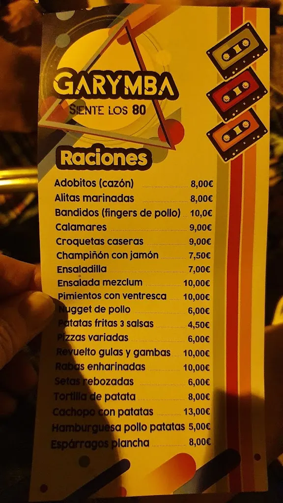 Menu_Bar Garymba_Torre de Esteban Hambrán La_image_2