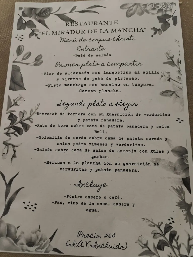 Menu_Restaurante El Mirador de la Mancha_Tembleque_image_1