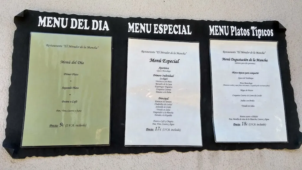 Menu_Restaurante El Mirador de la Mancha_Tembleque_image_4