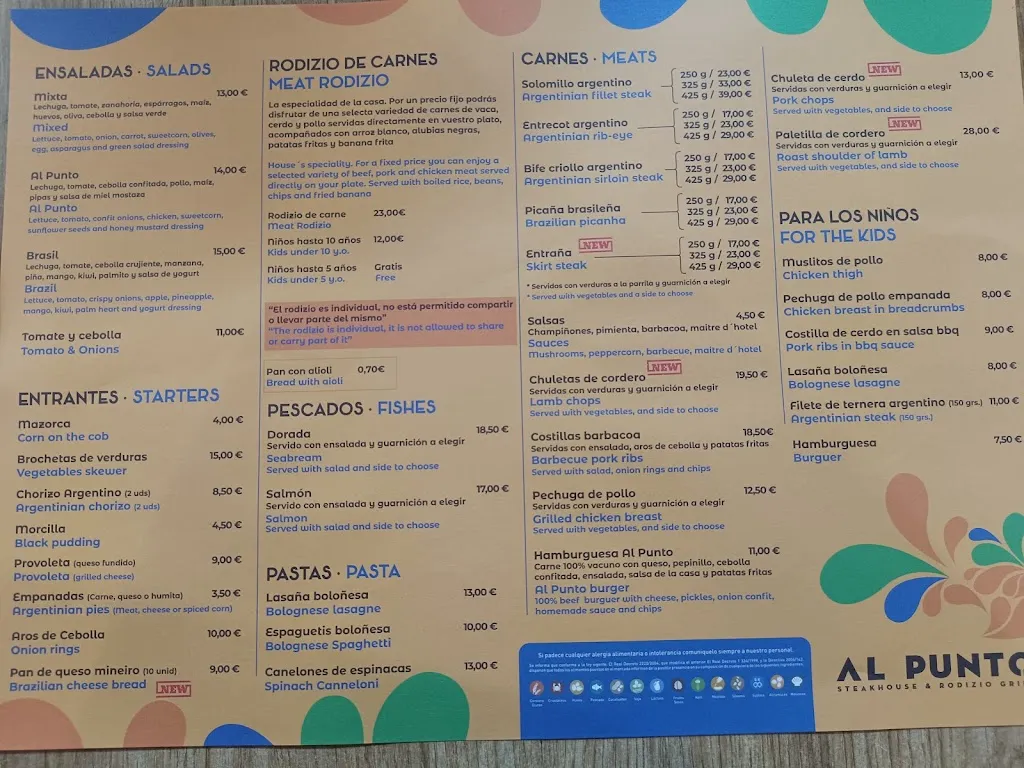 Menu_Al Punto rodizio brasileño Mojácar_Mojacar_image_2