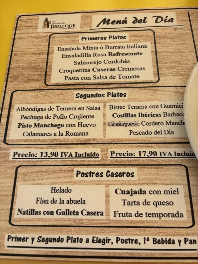 Menu_Restaurante la chimenea de Turleque_Tembleque_image_2