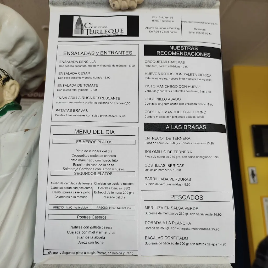 Menu_Restaurante la chimenea de Turleque_Tembleque_image_4