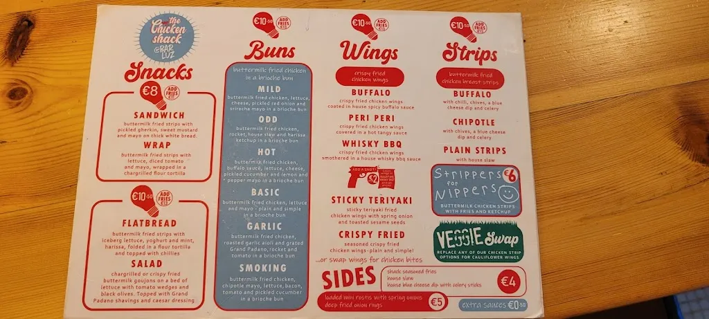 Menu_Bar Luz - Chicken Shack_Mojacar_image_3