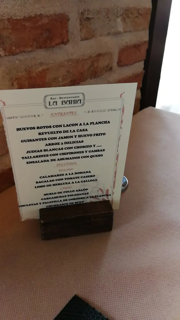 Menu_Bar Restaurante La Bahía_Sonseca_image_3