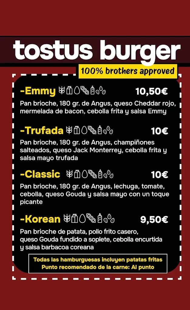 Menu_Tostus Burger_Sonseca_immagine_1