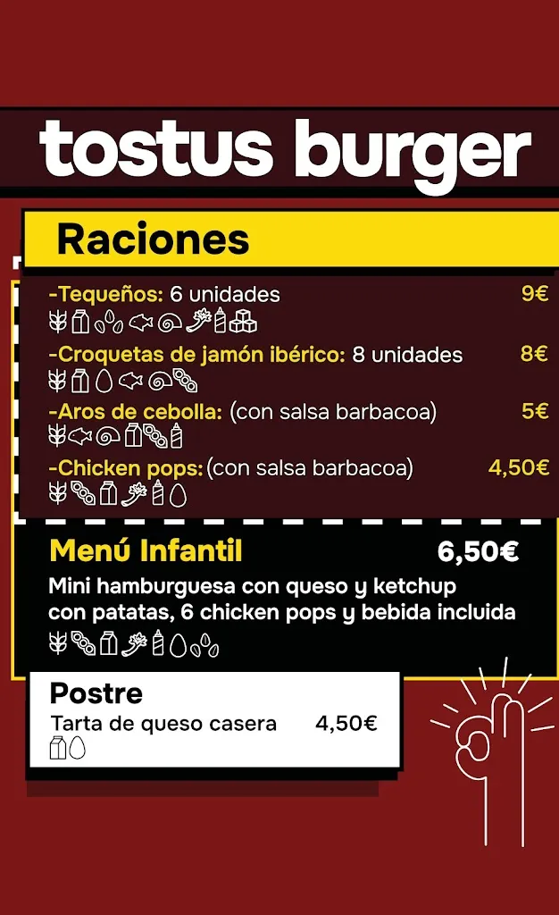 Menu_Tostus Burger_Sonseca_immagine_2