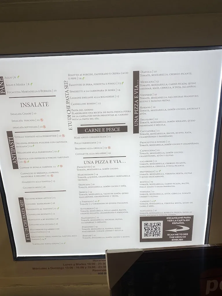 Menu_TRATTORIA SOTTOCASA_Mojacar_image_1