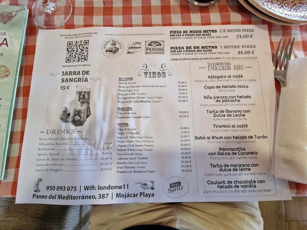 Menu_TRATTORIA SOTTOCASA_Mojacar_image_3