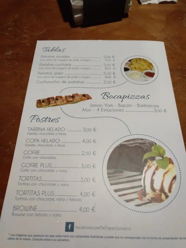 Menu_Cafetería Cervecería Bocatería De Tapeo_Sonseca_image_3