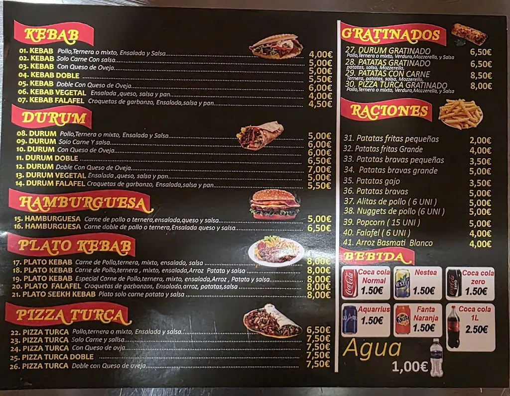 Menu_Estambul Döner Kebab_Ugena_image_1